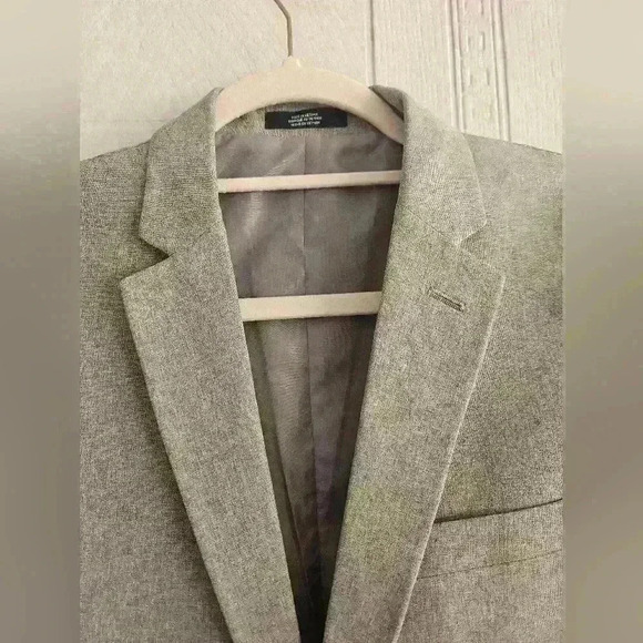 Nautica Gray Single Breasted Fully Lined Blazer Size 18 90s Business Casual EUC - Picture 5 of 15